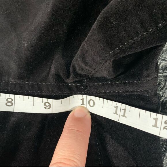 TALBOTS Women;s Winter Fall Black Heritage Velveteen Pants Size 4 #783 - Picture 7 of 9